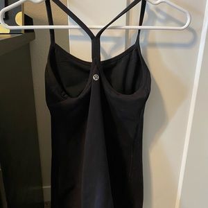 Black lululemon tank top